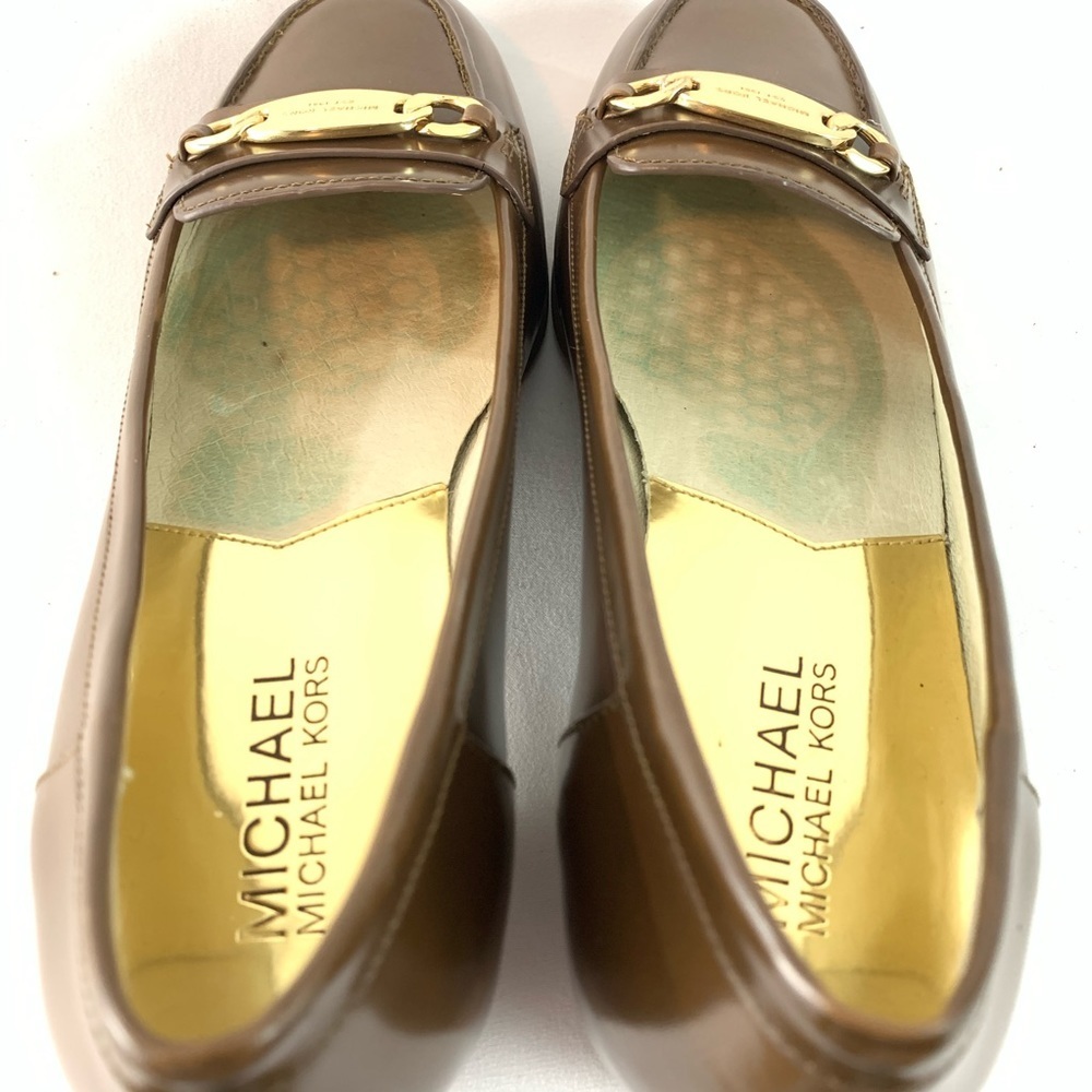 Michael Kors patent leather round toe loafers 7 M - Picture 11 of 15